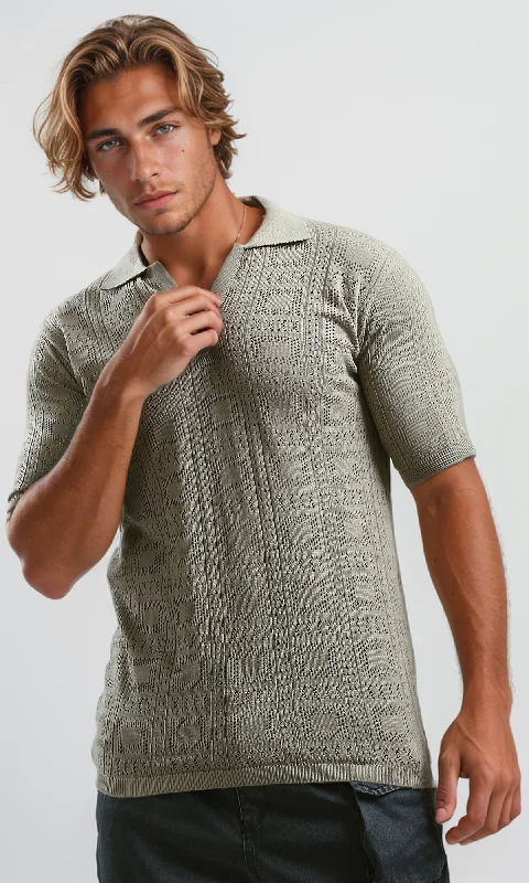 End-of-season sale – men’s clothing essentials up to 60% off! O190381 V Neck Beige Knitted Polo Shirt End-of-season sale – men’s clothing essentials up to 60% off! O190381 V Neck Beige Knitted Polo Shirt