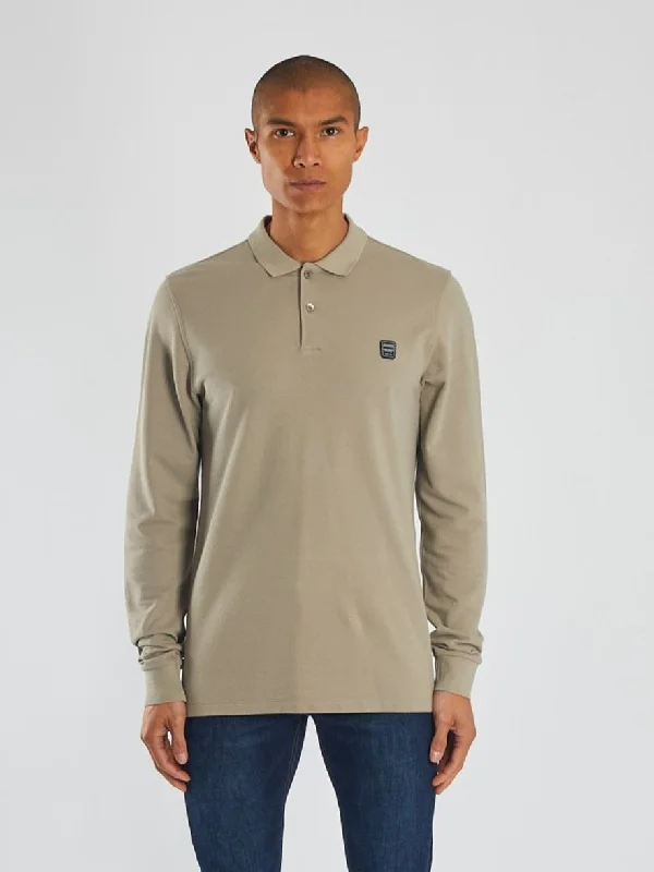 Shop affordable clothing – Limited-time only!  Rockvale LS Polo Stone Biscuit
