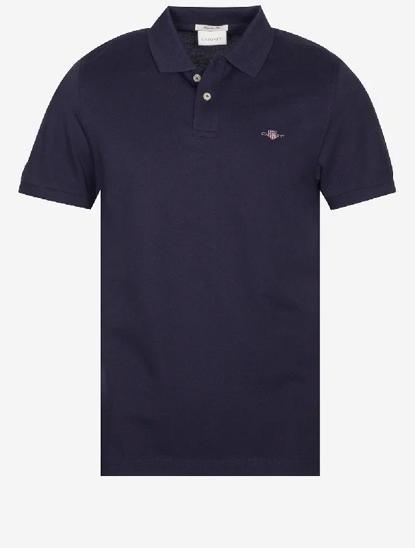 Flash discounts on men’s clothing – Don’t miss out! Regular Shield Short Sleeve Pique Polo Evening Blue Flash discounts on men’s clothing – Don’t miss out! Regular Shield Short Sleeve Pique Polo Evening Blue