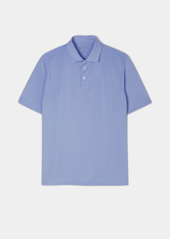 Enjoy exclusive discounts.  Rockbourne Performance Polo in Light Blue - Sports Fit