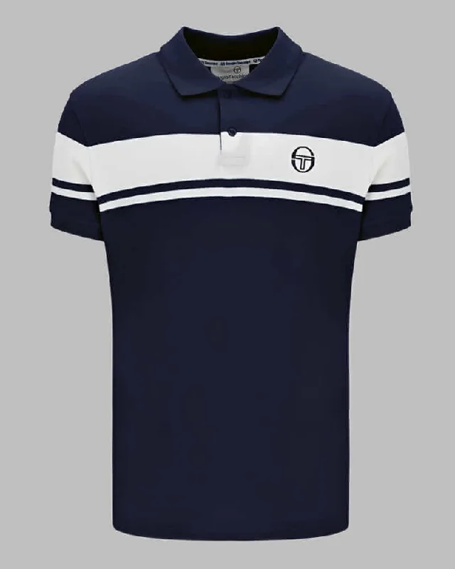 Fresh clothing styles are here – Shop now for exclusive discounts!  Sergio Tacchini YOUNG LINE Polo Maritime Blue-White