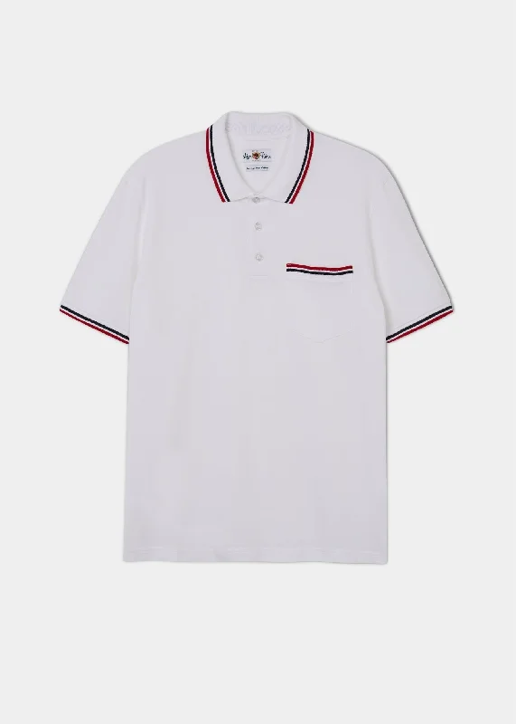 Men’s wardrobe essentials now at unbeatable prices. Shoreham Polo Shirt with Tipped Trim In White Men’s wardrobe essentials now at unbeatable prices. Shoreham Polo Shirt with Tipped Trim In White
