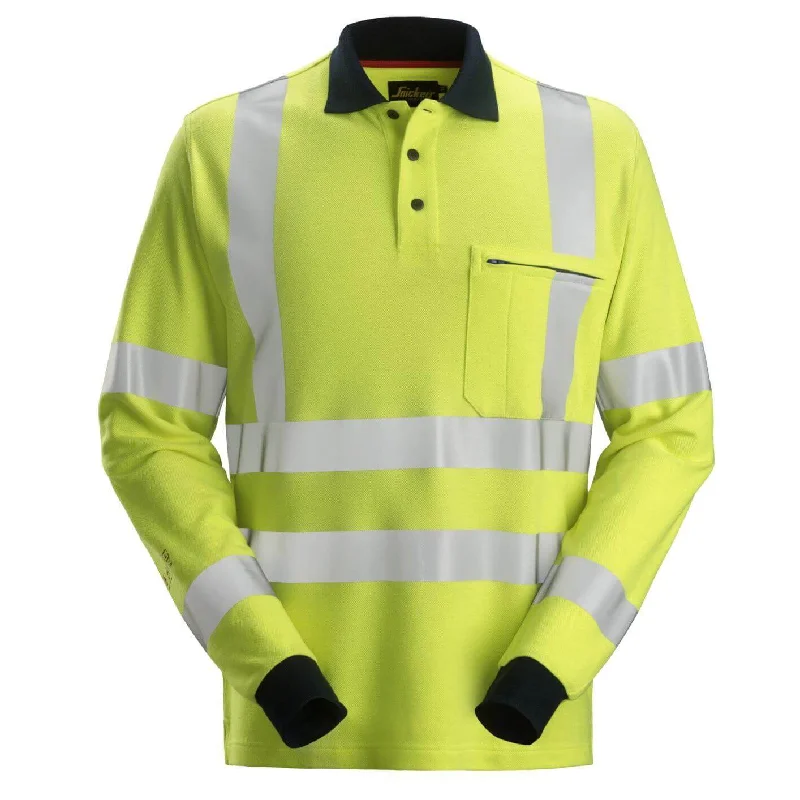 Seasonal clearance – Save on all clothing essentials this weekend.  Snickers 2661 ProtecWork Hi Vis Long Sleeve Polo Shirt Class 3