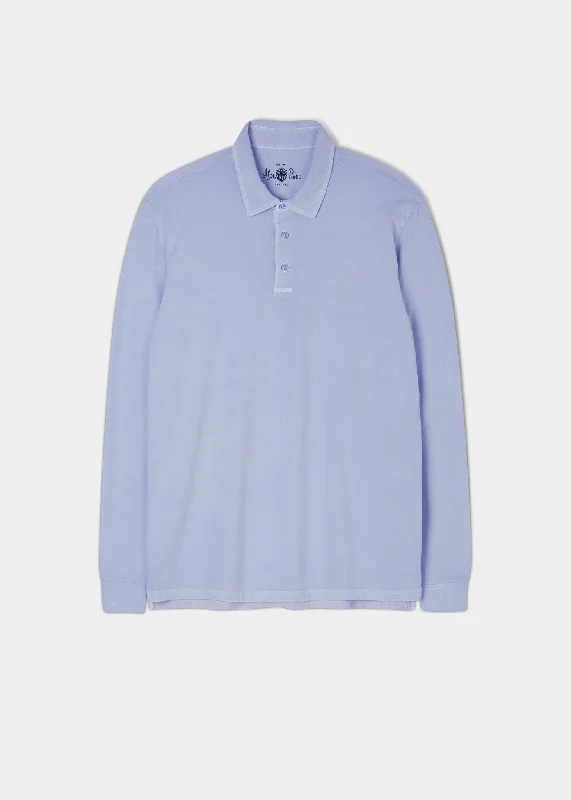 Exclusive offers on the latest clothing styles for men .  Storwood Long Sleeve Polo Shirt In Light Blue