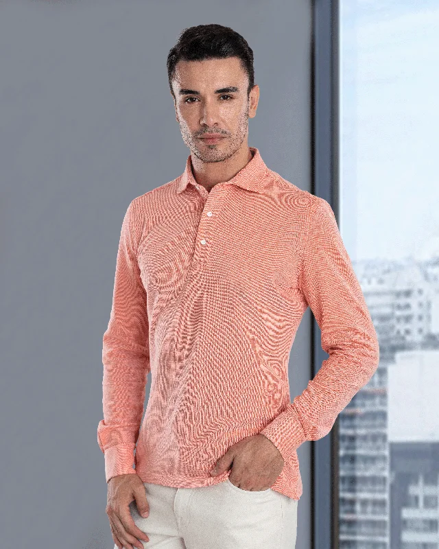 Get 25% off select men’s clothing when you shop online! Orange White Heather Polo T-Shirt Get 25% off select men’s clothing when you shop online! Orange White Heather Polo T-Shirt