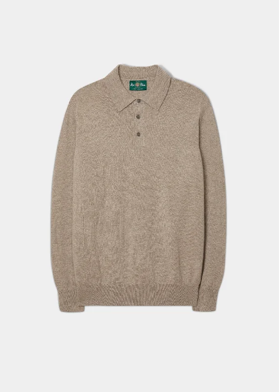 Don’t miss out – Limited-time Tresswell Geelong Wool Long Sleeve Polo Shirt in Mushroom - Regular Fit Don’t miss out – Limited-time Tresswell Geelong Wool Long Sleeve Polo Shirt in Mushroom - Regular Fit