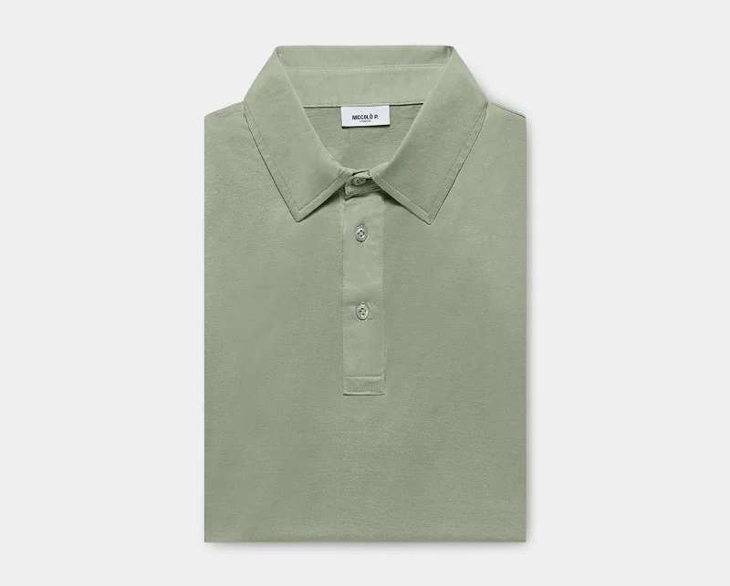 Shop men’s clothing now and enjoy amazing savings.  Tuscan Sage Sea Island Cotton Polo Shirt