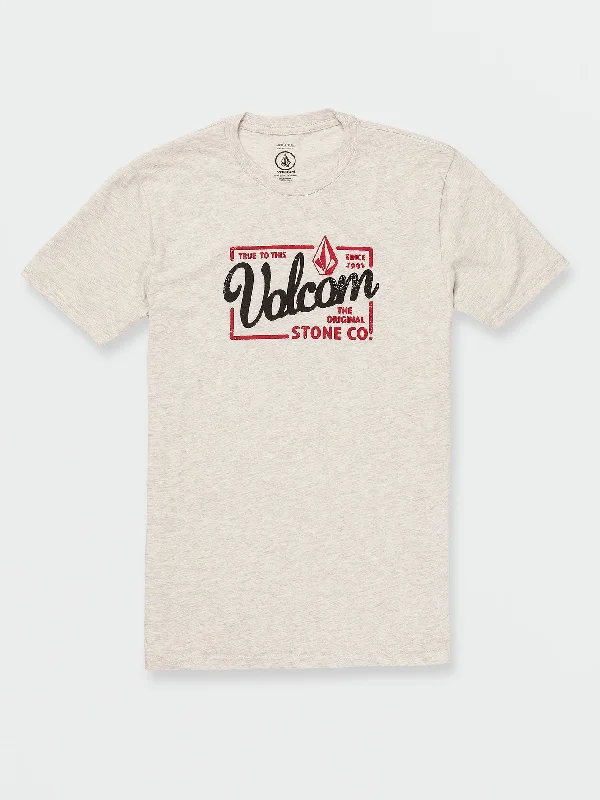 Shop now for fresh styles at discounted prices. Varnish Short Sleeve Tee - Bone Heather Shop now for fresh styles at discounted prices. Varnish Short Sleeve Tee - Bone Heather