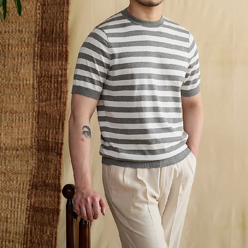 Get the latest trends in men’s clothing – huge savings inside. Venezia Striped Cotton Blend Knit T-Shirt Get the latest trends in men’s clothing – huge savings inside. Venezia Striped Cotton Blend Knit T-Shirt