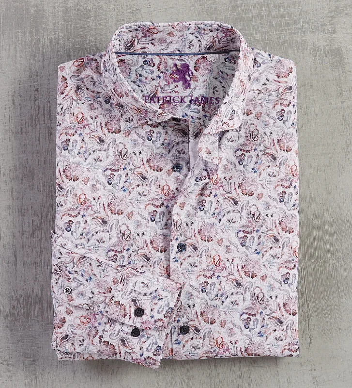 Exclusive online offer: Save 30% on all men's clothing. Patrick James Paisley Shirt Exclusive online offer: Save 30% on all men's clothing. Patrick James Paisley Shirt