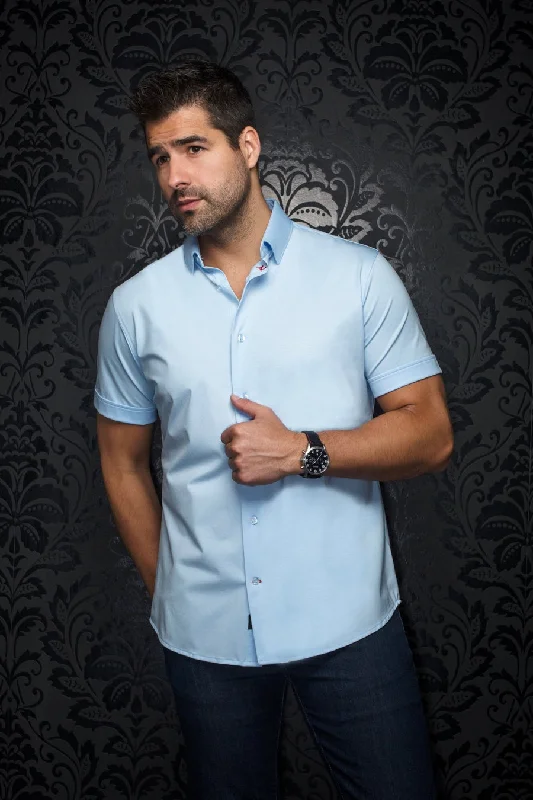 Exclusive deals on men’s fashion – Shop now and save big! Au Noir Extensible Short Sleeve Shirt | Alex SLD Light Blue Exclusive deals on men’s fashion – Shop now and save big! Au Noir Extensible Short Sleeve Shirt | Alex SLD Light Blue