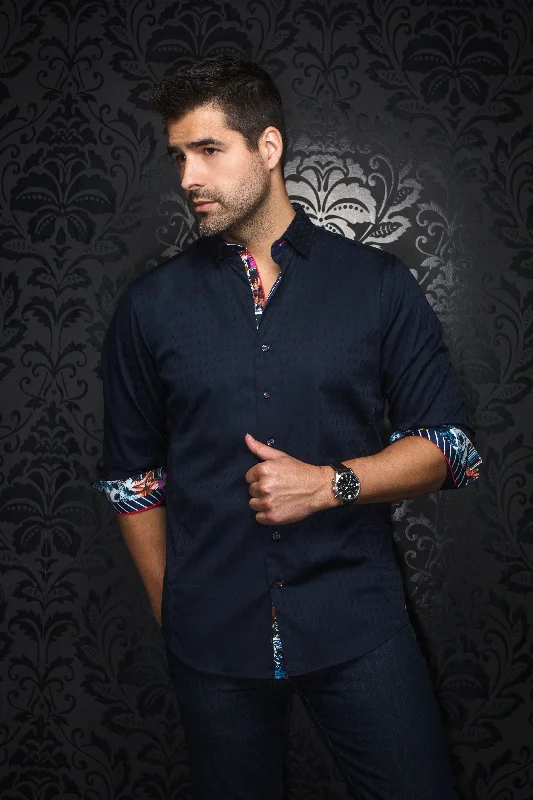Grab your favorites before they’re gone – men’s clothing at great prices. Au Noir Stretch Shirt | Wolverin Jacquard Navy Grab your favorites before they’re gone – men’s clothing at great prices. Au Noir Stretch Shirt | Wolverin Jacquard Navy