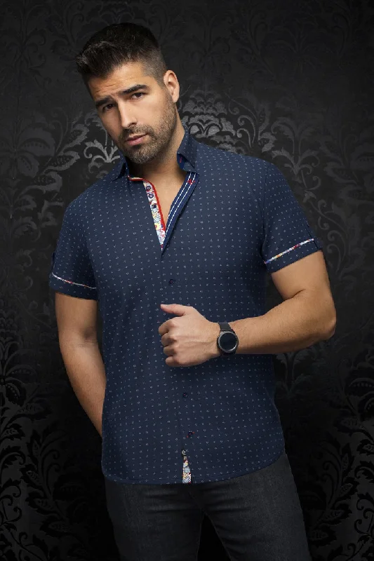 Shop our exclusive men’s fashion deals – limited time only! Au Noir Stretch Short Sleeve Shirt | Estrela Navy Shop our exclusive men’s fashion deals – limited time only! Au Noir Stretch Short Sleeve Shirt | Estrela Navy