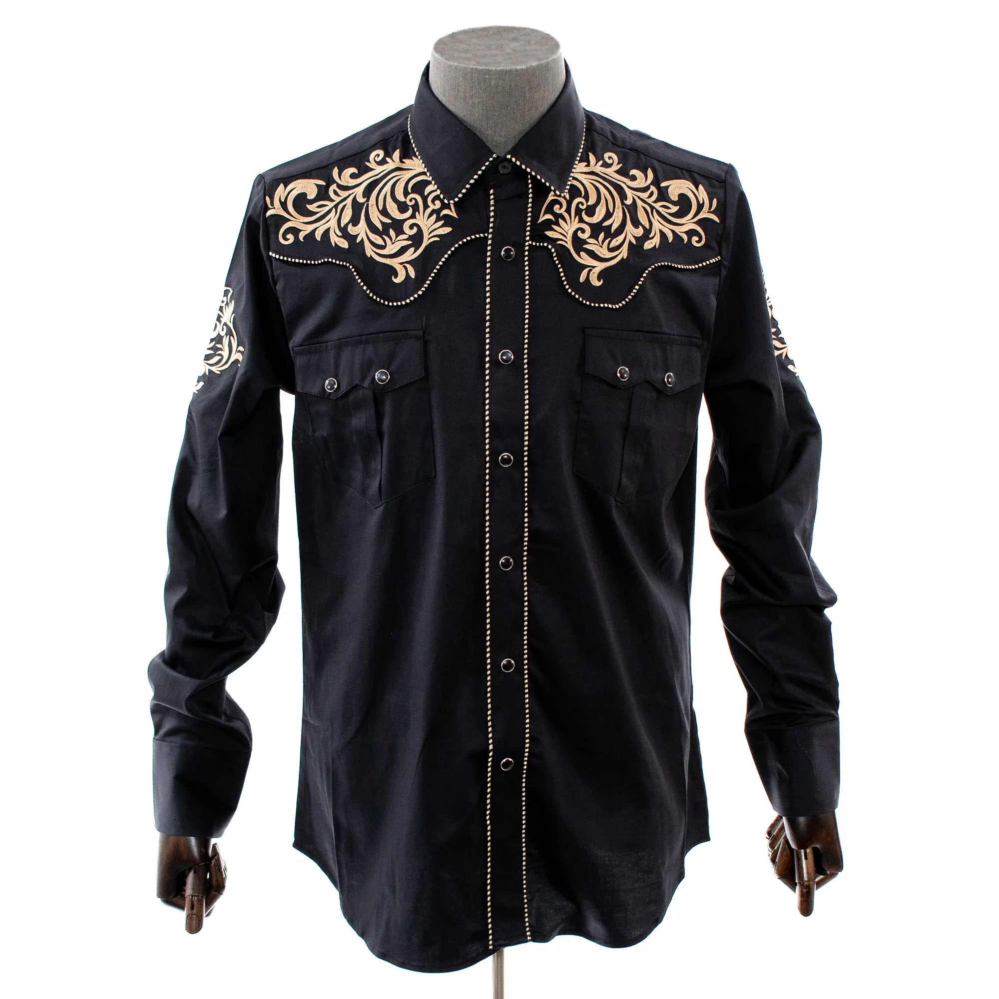 Shop smart, save big – men’s clothing sale on now! Black Western Embroidered Modern-Fit Shirt Shop smart, save big – men’s clothing sale on now! Black Western Embroidered Modern-Fit Shirt