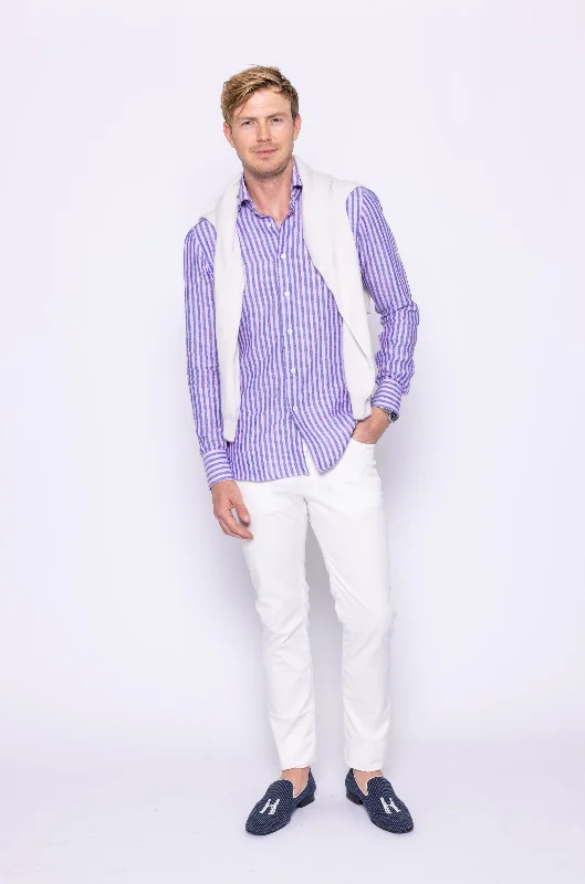 Hurry, the best clothing deals won’t last – Shop now for major savings. Blue/Red Stripe Linen Shirt Hurry, the best clothing deals won’t last – Shop now for major savings. Blue/Red Stripe Linen Shirt