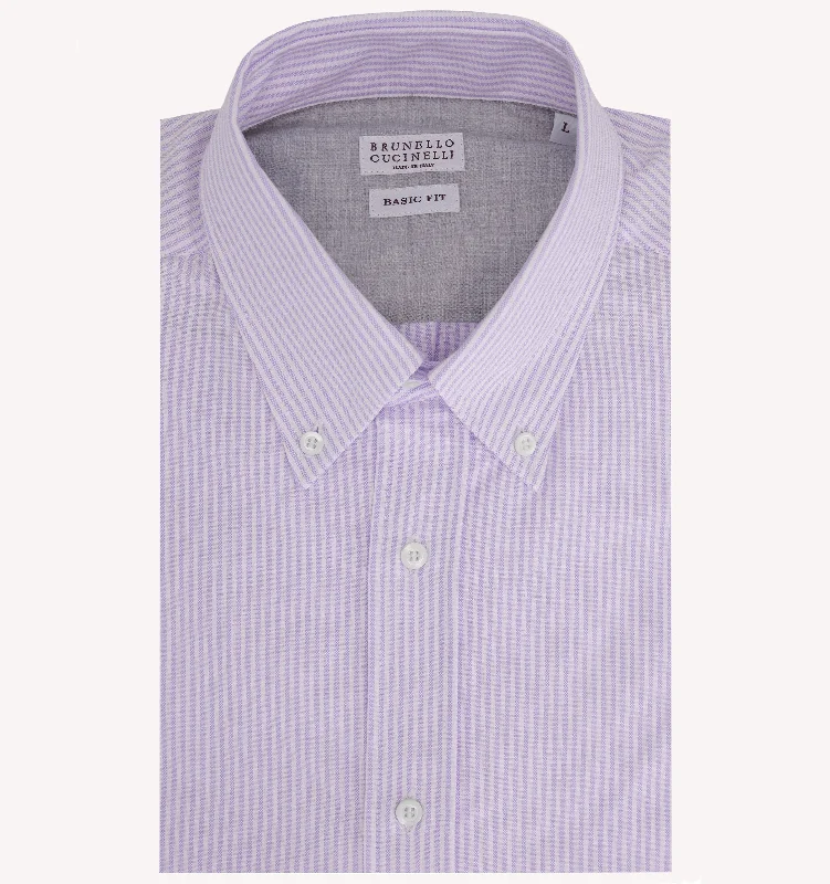 Shop stylish men’s clothing and enjoy amazing discounts. Brunello Cucinelli Stripe Sport Shirt in Purple White Shop stylish men’s clothing and enjoy amazing discounts. Brunello Cucinelli Stripe Sport Shirt in Purple White