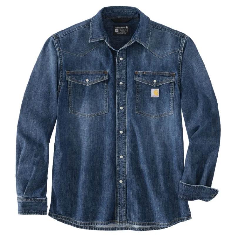 Shop men’s clothing now and enjoy amazing savings. Carhartt Men's Montana Relaxed Fit Midweight Button-Down Denim Work Shirt Shop men’s clothing now and enjoy amazing savings. Carhartt Men's Montana Relaxed Fit Midweight Button-Down Denim Work Shirt