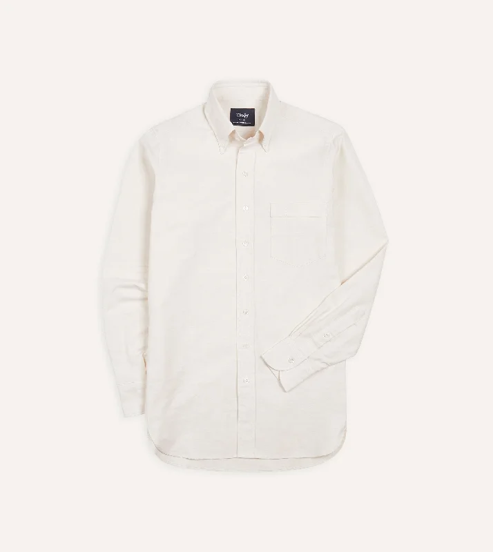 Save on trendy clothing for every season –Shoppers get exclusive deals. Cream Cotton Oxford Cloth Button-Down Shirt Save on trendy clothing for every season –Shoppers get exclusive deals. Cream Cotton Oxford Cloth Button-Down Shirt
