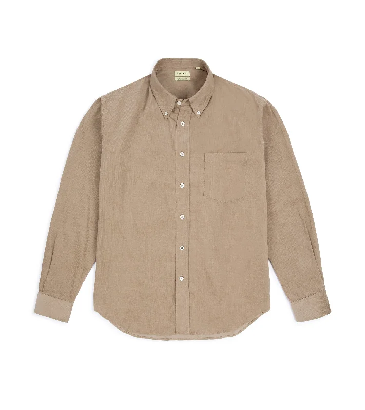 Shop stylish clothing for less – Great deals this week only.  De Bonne Facture Needlecord Button Down Shirt: Beige
