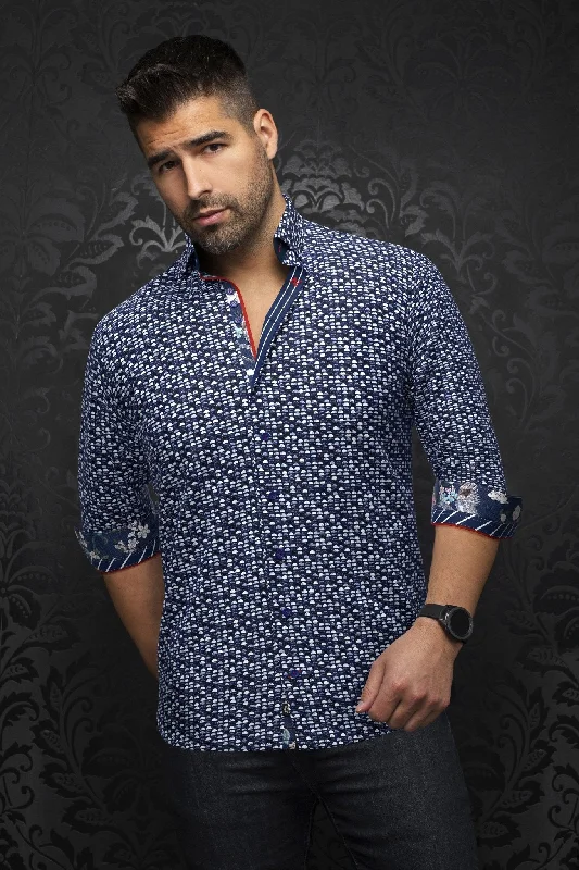 Shop now and save up to 40% on men’s wardrobe essentials. AU NOIR | Long Sleeve Shirt | Escala Navy/White Shop now and save up to 40% on men’s wardrobe essentials. AU NOIR | Long Sleeve Shirt | Escala Navy/White