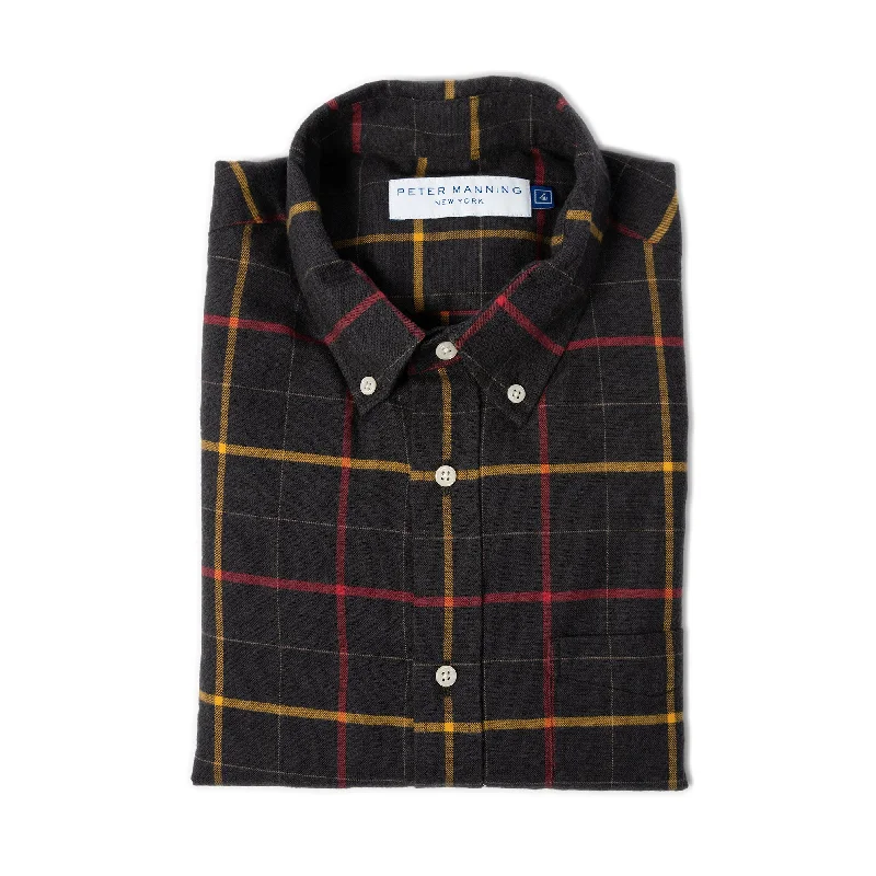 Limited-time offer!  Everyday Flannels - Charcoal Windowpane
