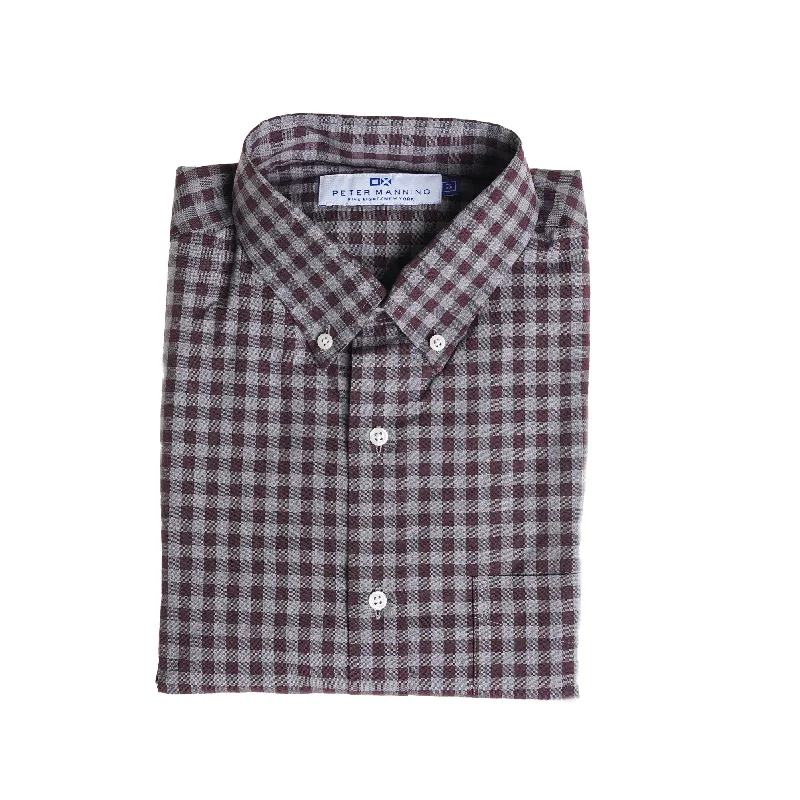 Shop the season’s best styles at discounted prices on men's clothing. Everyday Stretch Oxford Standard Fit - Burgundy Grey Gingham Shop the season’s best styles at discounted prices on men's clothing. Everyday Stretch Oxford Standard Fit - Burgundy Grey Gingham