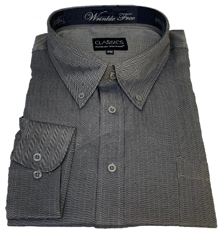 Limited-time promo – up to 70% off on men's essentials. Falcon Bay Classics Charcoal Herringbone Woven Dress Shirt Limited-time promo – up to 70% off on men's essentials. Falcon Bay Classics Charcoal Herringbone Woven Dress Shirt