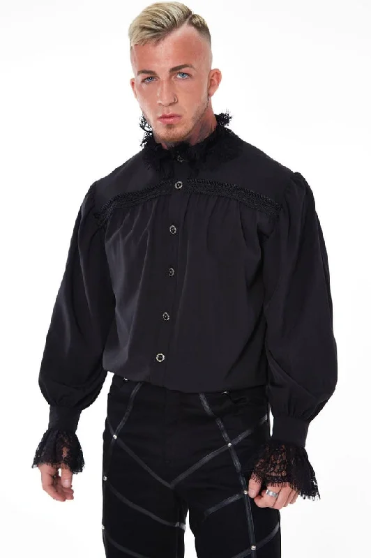 Flash sale on trendy clothing – Limited time offers available online. Gothic Shirt With Lace Collar and Cuffs Flash sale on trendy clothing – Limited time offers available online. Gothic Shirt With Lace Collar and Cuffs