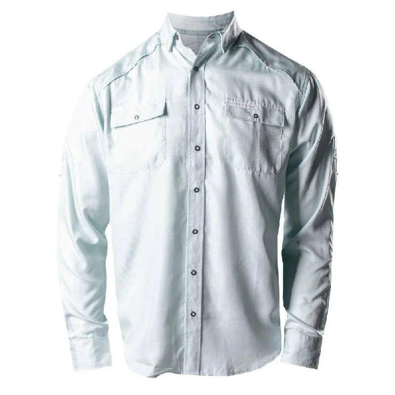 Shop the latest fashion trends with huge savings on all clothing. Long Sleeve Fishing Shirt - Seafoam Shop the latest fashion trends with huge savings on all clothing. Long Sleeve Fishing Shirt - Seafoam