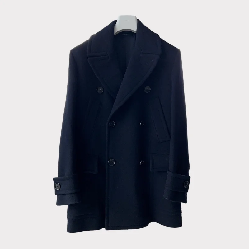Exclusive discounts on all types of clothing – Shop now! Hermes Men's Caban Corto Double Cashmere Jacket In Marine Blue Exclusive discounts on all types of clothing – Shop now! Hermes Men's Caban Corto Double Cashmere Jacket In Marine Blue