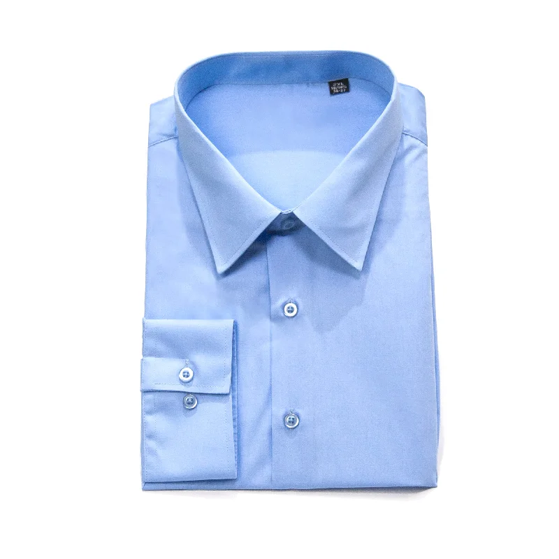 Shop stylish, comfortable men’s clothing at discounted prices. Light Blue Slim-Fit Dress Shirt Shop stylish, comfortable men’s clothing at discounted prices. Light Blue Slim-Fit Dress Shirt