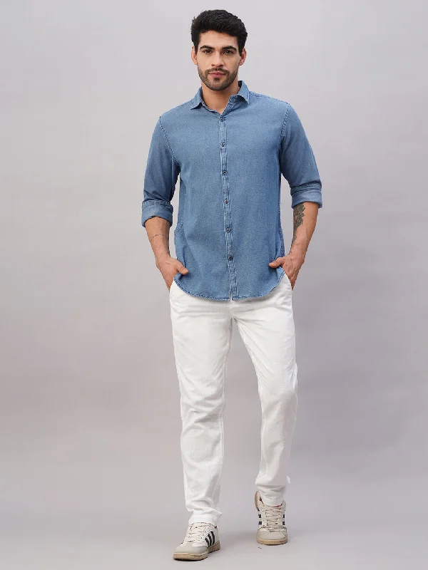 Don’t miss out – huge discounts on men’s trendy styles. Men's Navy Cotton Slim Fit Shirt Don’t miss out – huge discounts on men’s trendy styles. Men's Navy Cotton Slim Fit Shirt
