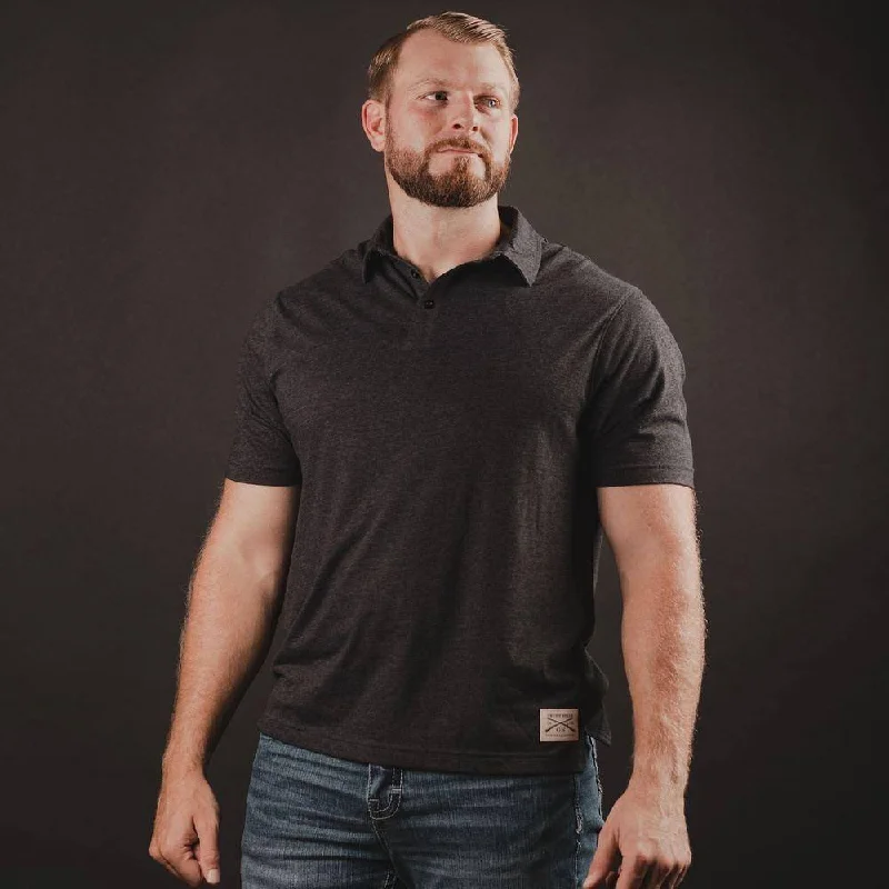Shop men’s fashion for less – prices slashed on select items. Men's Cruiser Polo - Heather Black Shop men’s fashion for less – prices slashed on select items. Men's Cruiser Polo - Heather Black