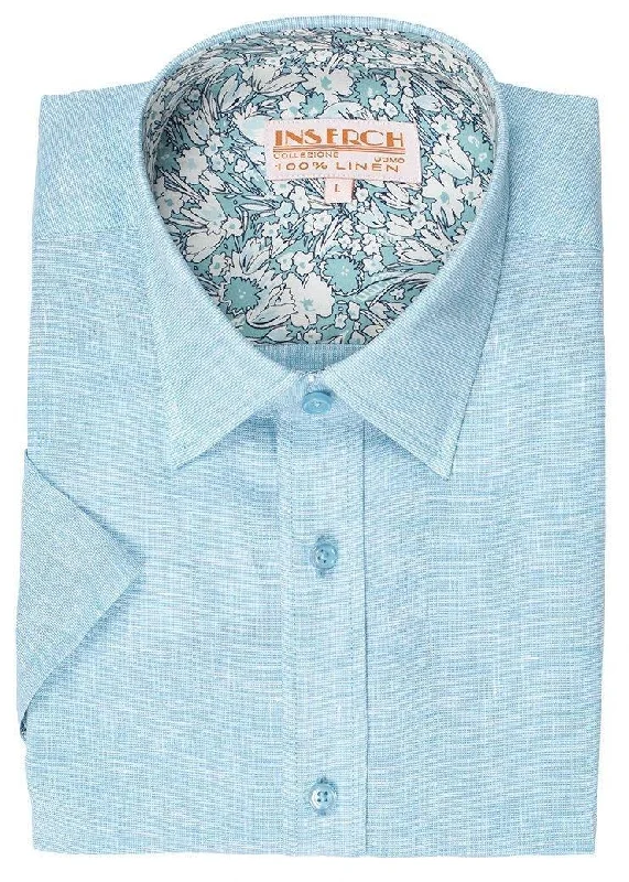Shop the latest fashion trends with huge savings on all clothing. Men's Paradise Sky Short Sleeves Linen Shirt by Inserch Shop the latest fashion trends with huge savings on all clothing. Men's Paradise Sky Short Sleeves Linen Shirt by Inserch