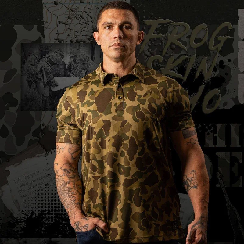 Save big on all types of clothing – Shop the sale now! Men's Polo - Frog Skin Forest Save big on all types of clothing – Shop the sale now! Men's Polo - Frog Skin Forest