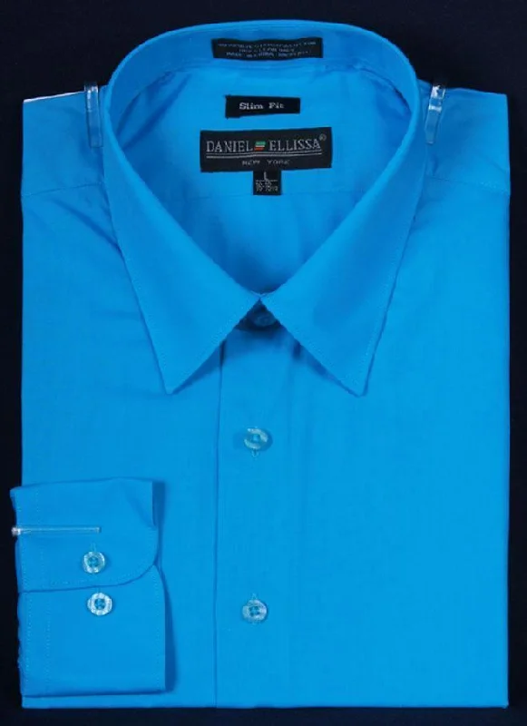 Bundle and save: Shop men’s fashion and enjoy exclusive discounts.  Men's Slim Fit Dress Shirt Color Turquoise