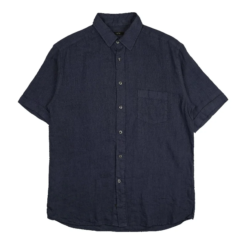 Flash discounts on men’s clothing – Don’t miss out!  Miami Navy Short Sleeve Linen
