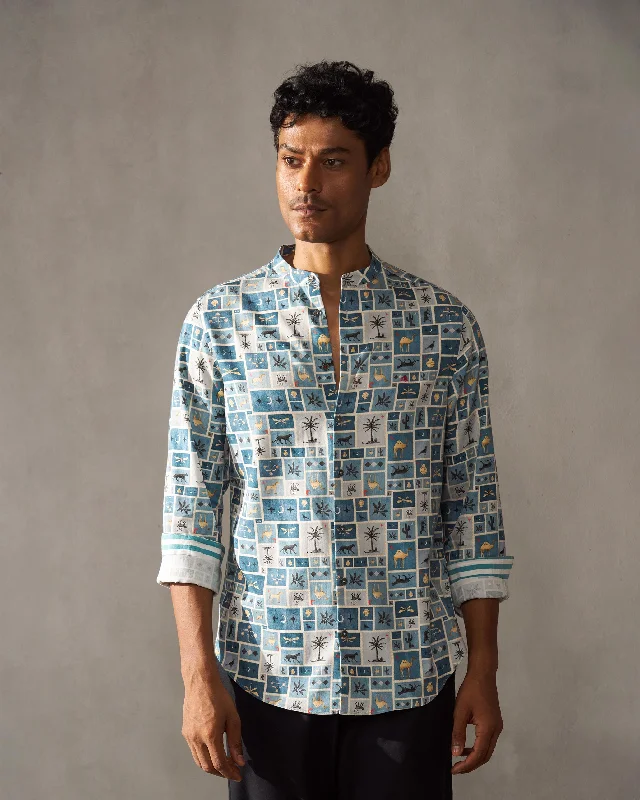 Shop now for affordable fashion – Enjoy free shipping on clothing orders. Nawab Shirt - Blue Print Shop now for affordable fashion – Enjoy free shipping on clothing orders. Nawab Shirt - Blue Print