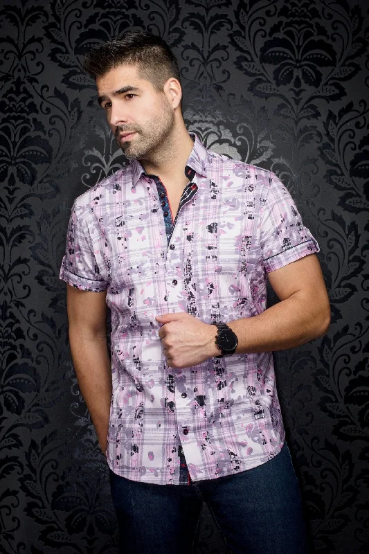 Shop trendy clothing at amazing prices – exclusive deals! AU NOIR | Short Sleeve Shirt | Noriyo Pink Shop trendy clothing at amazing prices – exclusive deals! AU NOIR | Short Sleeve Shirt | Noriyo Pink