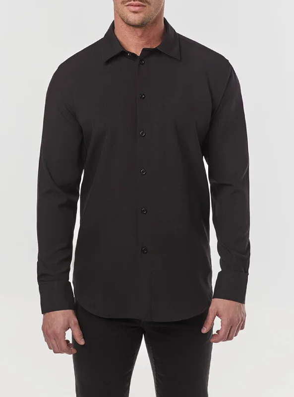 Shop now and enjoy massive savings on stylish clothing for all seasons. Plain black stretch shirt Shop now and enjoy massive savings on stylish clothing for all seasons. Plain black stretch shirt