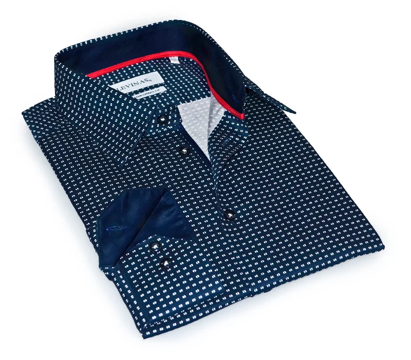 Shop men’s clothing for all seasons – Save big today! Stephen Button-Up Shirt With Contrast Details // Navy // Contemporary Fit (Regular) Shop men’s clothing for all seasons – Save big today! Stephen Button-Up Shirt With Contrast Details // Navy // Contemporary Fit (Regular)