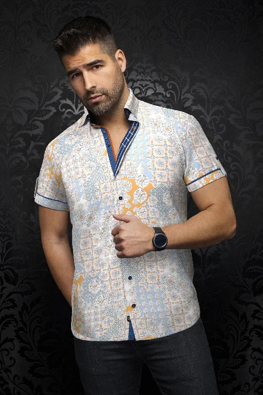 Shop the essentials – men’s wardrobe must-haves on sale. AU NOIR | Short Sleeve Shirt | Pruce White Pink Orange Shop the essentials – men’s wardrobe must-haves on sale. AU NOIR | Short Sleeve Shirt | Pruce White Pink Orange