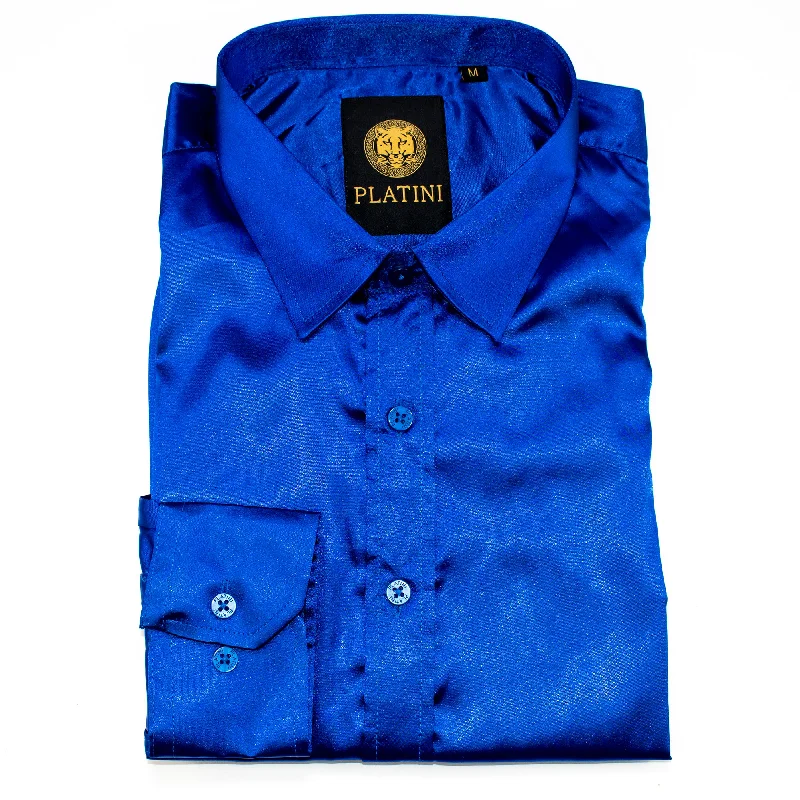 Exclusive deals on men’s fashion – Shop now and save big! Royal Blue Satin Slim-Fit Dress Shirt Exclusive deals on men’s fashion – Shop now and save big! Royal Blue Satin Slim-Fit Dress Shirt