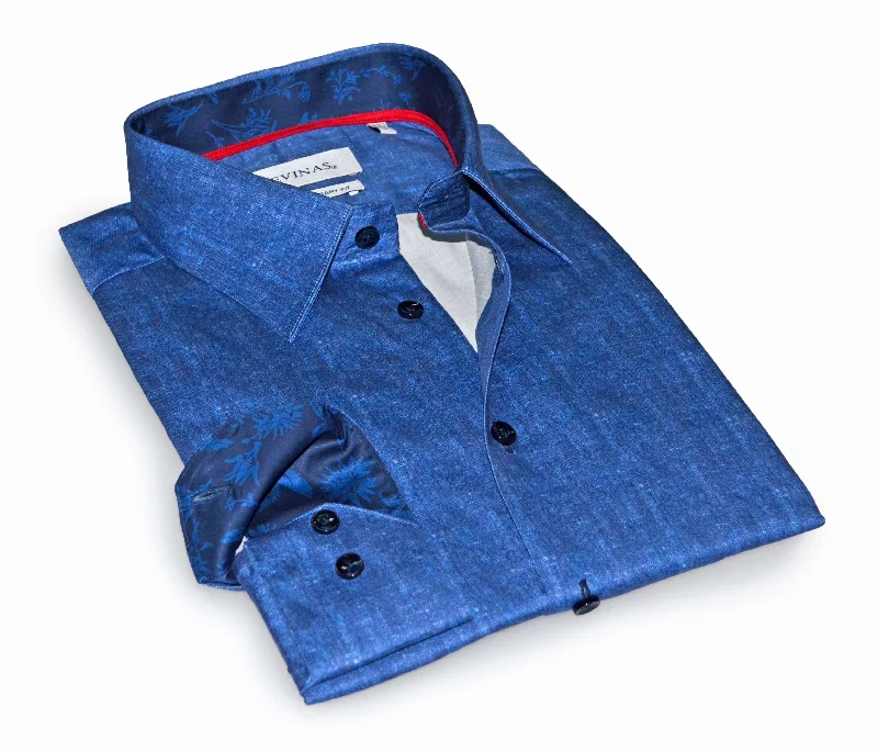 Shop the essentials – men’s wardrobe must-haves on sale. Charles ty Button-Up Shirt With Contrast Details // Blue // Contemporary Fit (Regular) Shop the essentials – men’s wardrobe must-haves on sale. Charles ty Button-Up Shirt With Contrast Details // Blue // Contemporary Fit (Regular)
