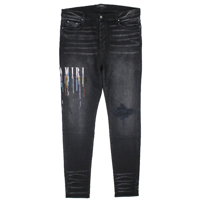Save big on men’s casual wear – today only! Amiri PAINT DRIP LOGO JEAN Aged Black Straight-Fit Jeans Save big on men’s casual wear – today only! Amiri PAINT DRIP LOGO JEAN Aged Black Straight-Fit Jeans