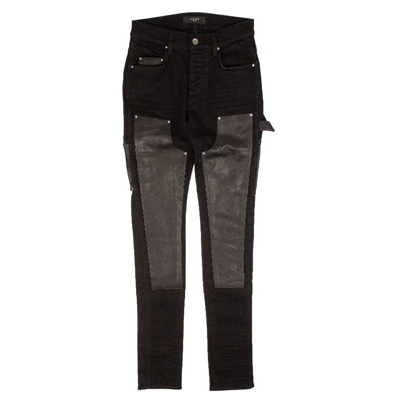 Grab your favorites before they’re gone – men’s clothing at great prices. AMR-XJNS-0062/29 MDS121_001 Black Amiri DENIM LEATHER WORKMAN PANT Grab your favorites before they’re gone – men’s clothing at great prices. AMR-XJNS-0062/29 MDS121_001 Black Amiri DENIM LEATHER WORKMAN PANT