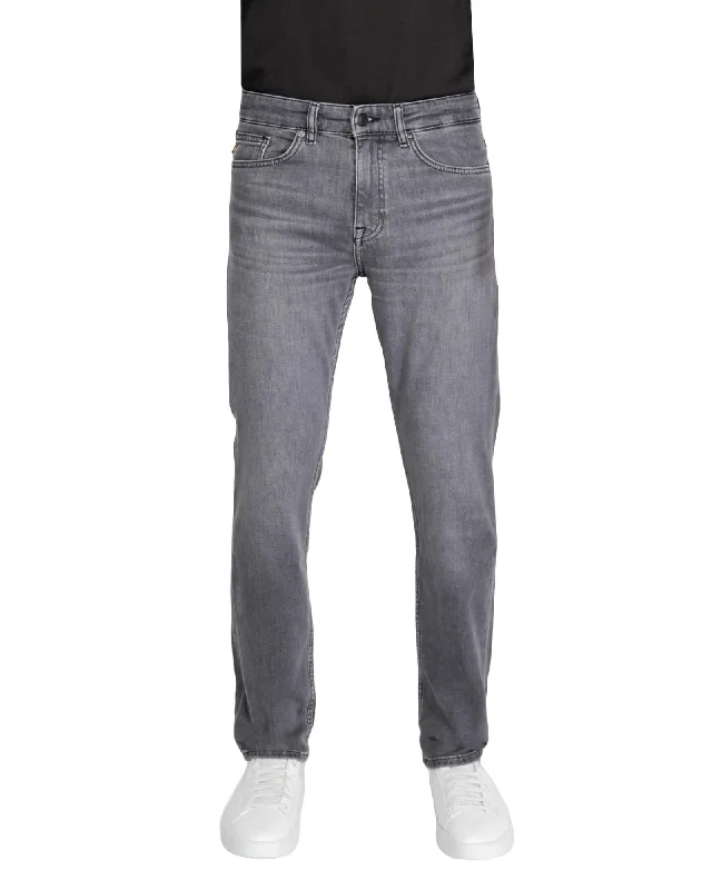 Don’t miss out – huge discounts on men’s trendy styles. Boss Orange Men's Regular Fit Straight Leg Jeans in Grey Don’t miss out – huge discounts on men’s trendy styles. Boss Orange Men's Regular Fit Straight Leg Jeans in Grey