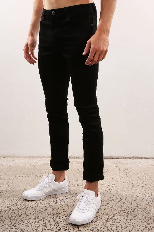 Exclusive online offer: Save 30% on all men's clothing. R1 Skinny Jean Stretch Black Exclusive online offer: Save 30% on all men's clothing. R1 Skinny Jean Stretch Black