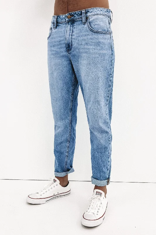 Last chance! Men’s clothing at unbeatable prices.  Tim Slims Jean BBQ Blue