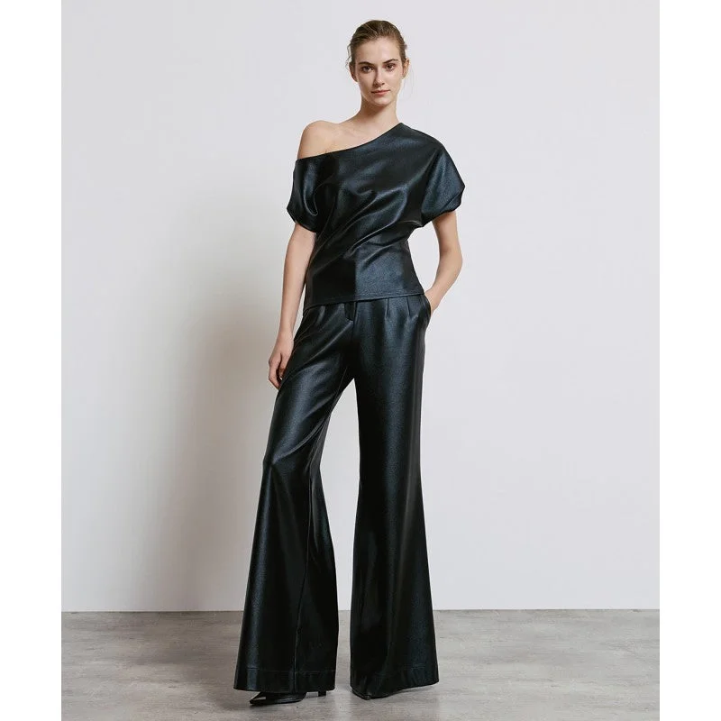 Curated collections for modern, fashionable women Access Fashion Black Blouse With Asymmetric Sleeves Curated collections for modern, fashionable women Access Fashion Black Blouse With Asymmetric Sleeves